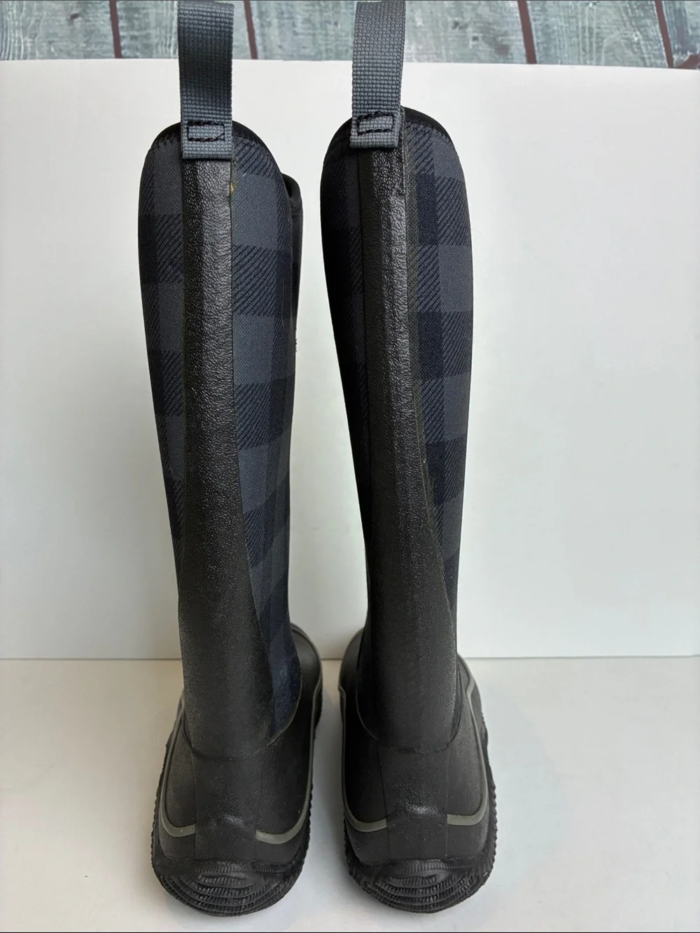 Muck Boot CO The Original- Hale Plaid Women’s Size 7 Tall Waterproof Boots